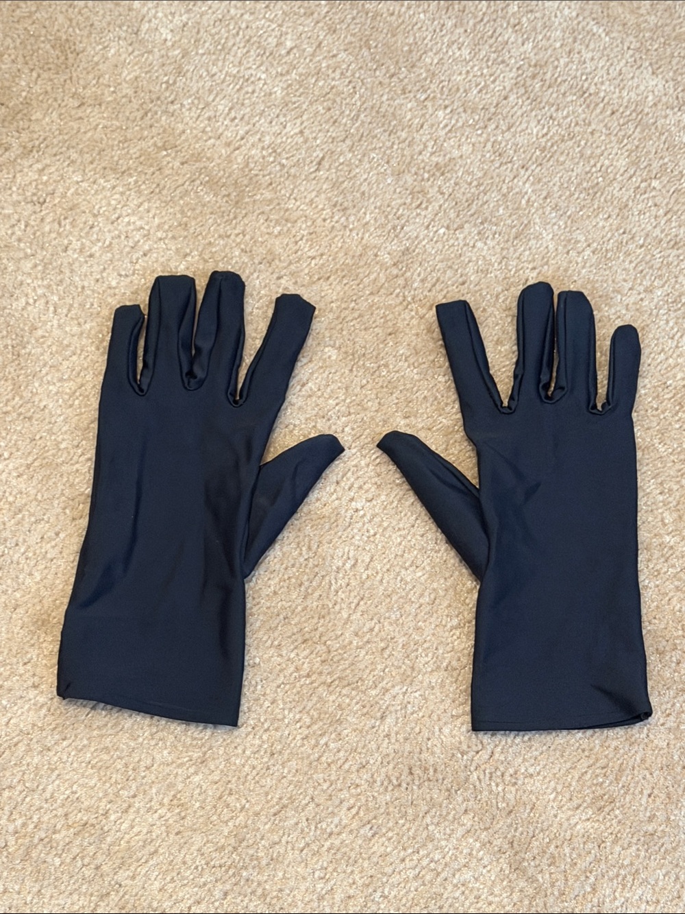 Weissman Black Stretch Costume Gloves